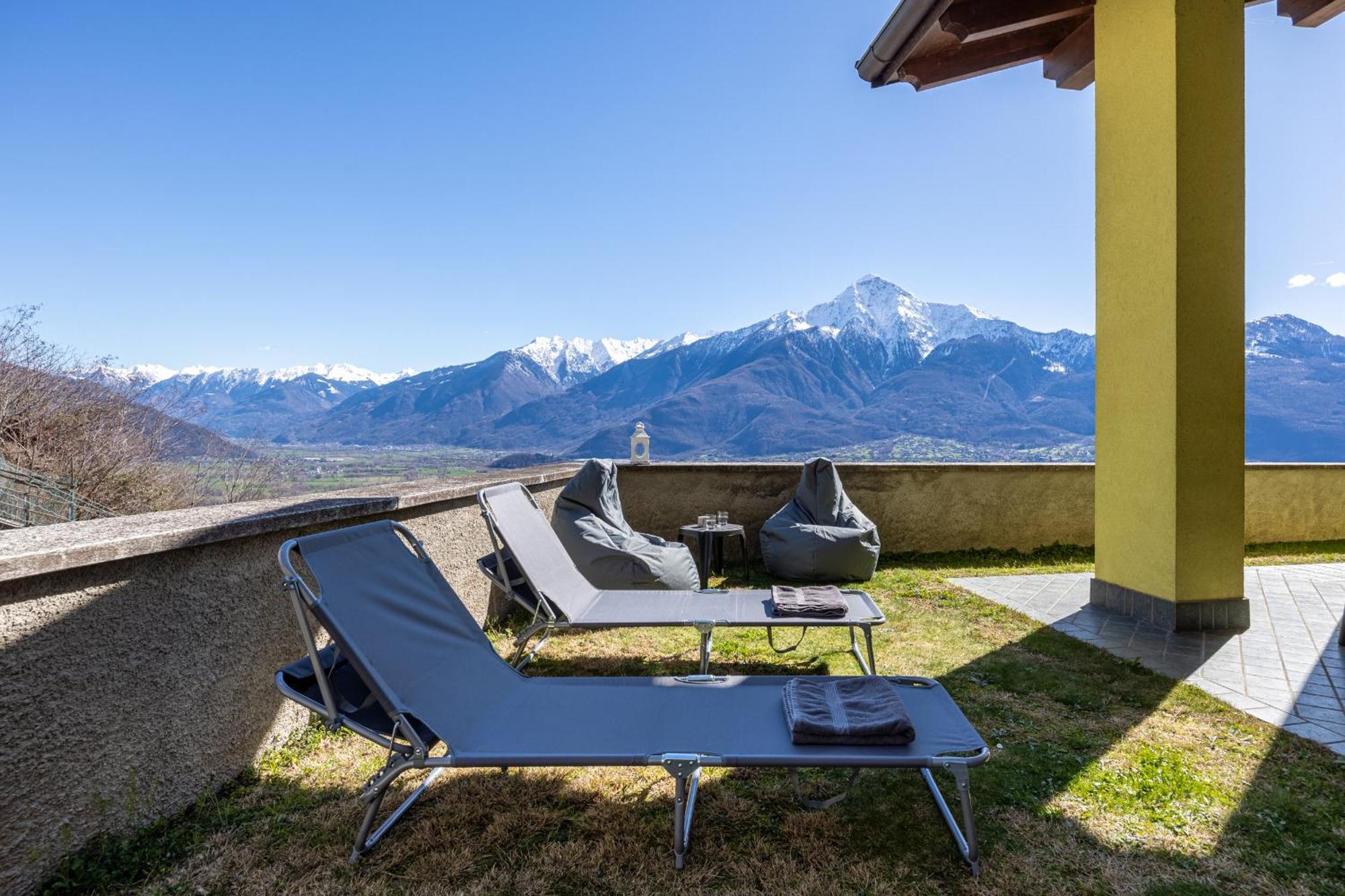 Lago Di Como - Luxury Panoramic Garden - Free Wifi Villa Gera Lario Exteriör bild