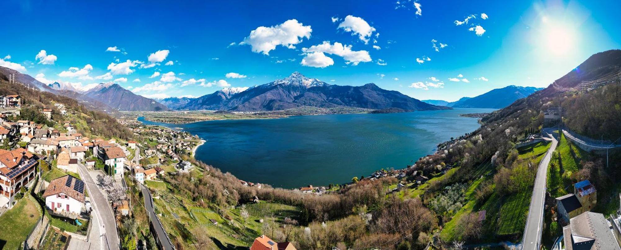 Lago Di Como - Luxury Panoramic Garden - Free Wifi Villa Gera Lario Exteriör bild
